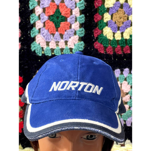 Norton Wompro Blue Baseball Cap Adjustable - Picture 2 of 8